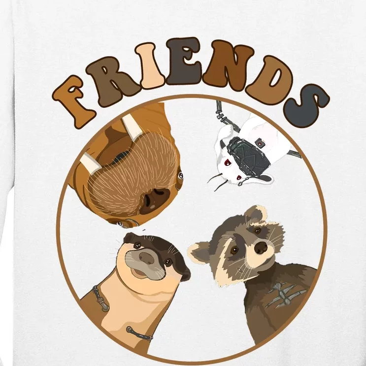 GOTG Rocket Raccoon & Friends Tall Long Sleeve T-Shirt