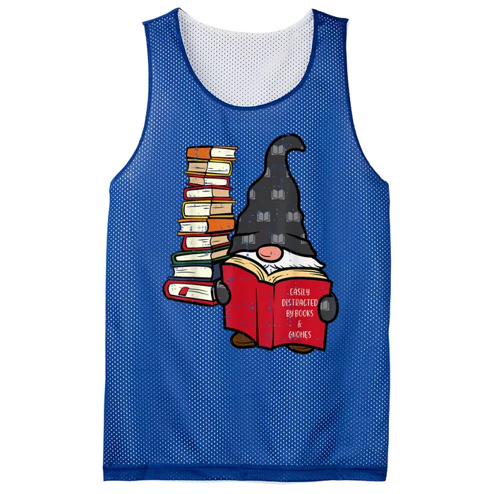 Gnome Read Reading Book Librarian Across America Mesh Reversible Basketball Jersey Tank