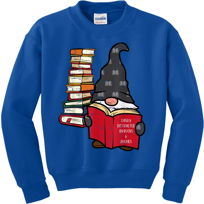 Gnome Read Reading Book Librarian Across America Kids Sweatshirt