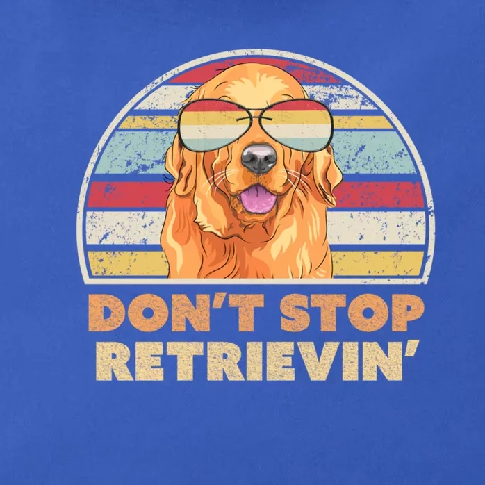 Golden Retriever Retro Dont Stop Retrievin Cool Gift Zip Tote Bag