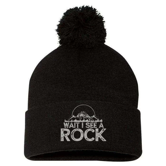 Geology Rockhound Rockhounding Geologist Gift Pom Pom 12in Knit Beanie