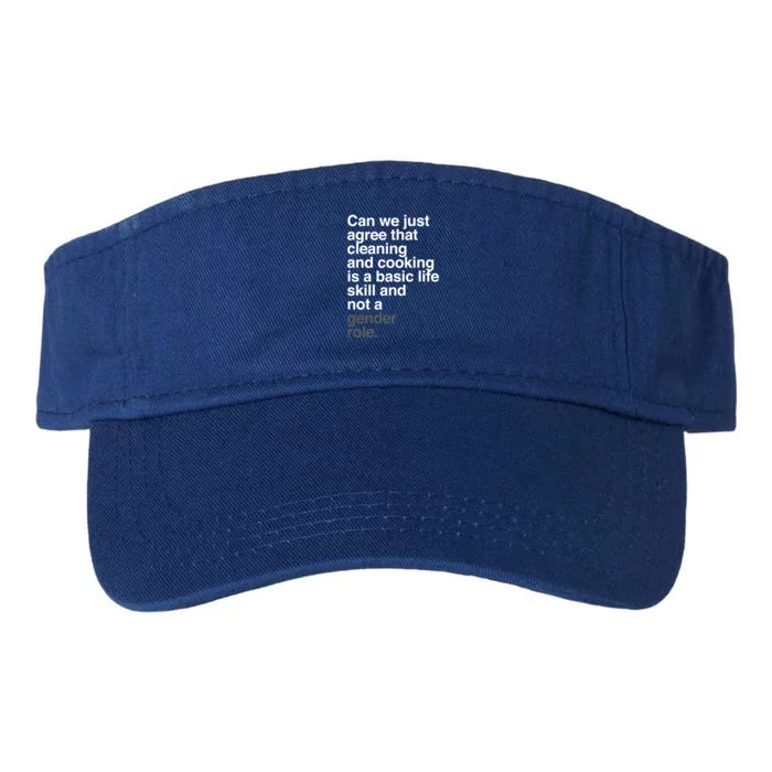 Gender Roles Rights Gift Valucap Bio-Washed Visor