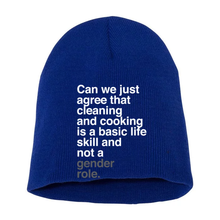 Gender Roles Rights Gift Short Acrylic Beanie