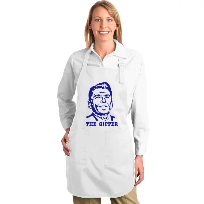 Gipper Ronald Reagan T Shirt Vintage Political T Shirt 80s T Shirt Full-Length Apron With Pocket