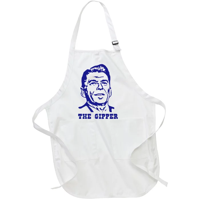 Gipper Ronald Reagan T Shirt Vintage Political T Shirt 80s T Shirt Full-Length Apron With Pocket