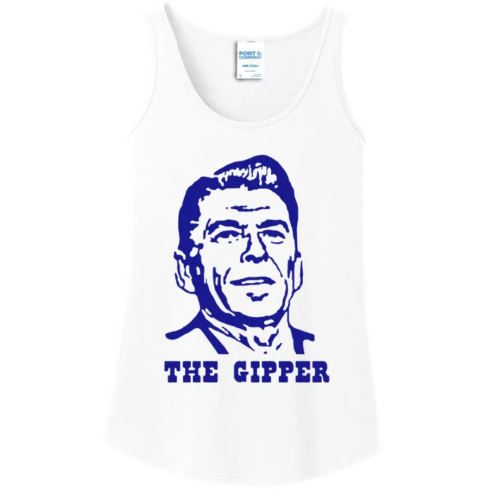 Gipper Ronald Reagan T Shirt Vintage Political T Shirt 80s T Shirt Ladies Essential Tank