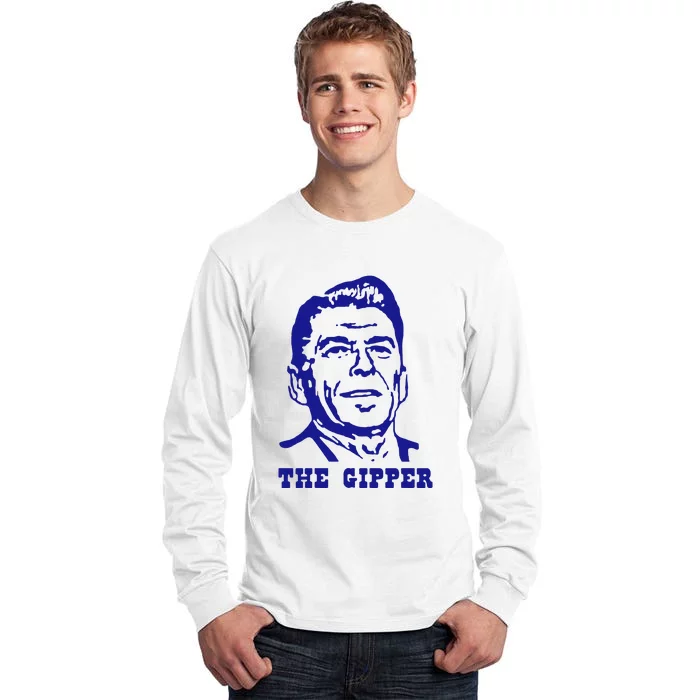 Gipper Ronald Reagan T Shirt Vintage Political T Shirt 80s T Shirt Tall Long Sleeve T-Shirt