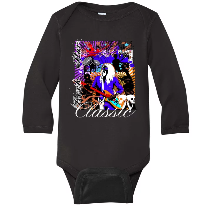 Guitar Rock Star Hero Classic Baby Long Sleeve Bodysuit