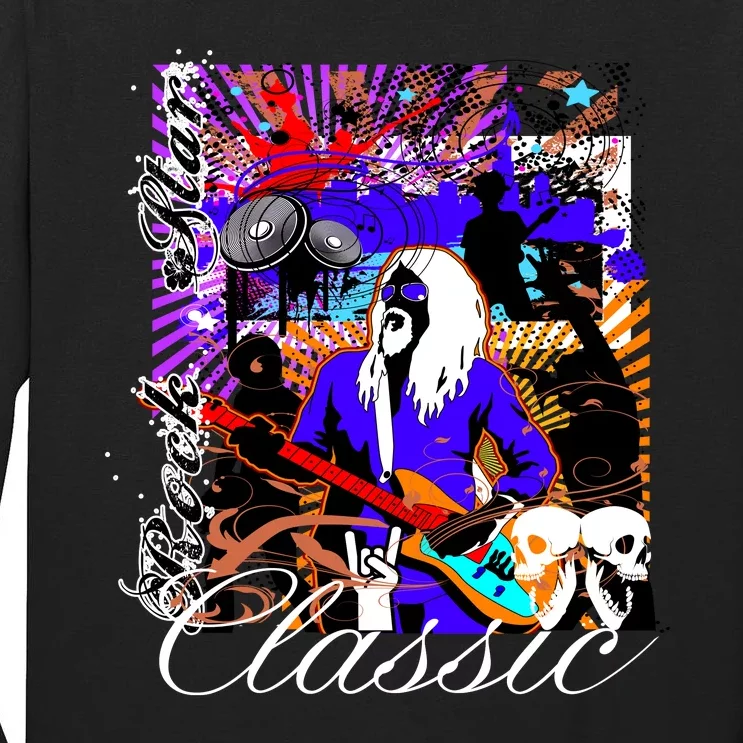 Guitar Rock Star Hero Classic Tall Long Sleeve T-Shirt