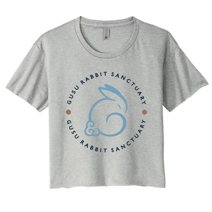 Gusu Rabbit Sanctuary Women's Crop Top Tee