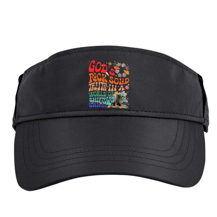 Gods Rock Solid Truth In A World Adult Drive Performance Visor