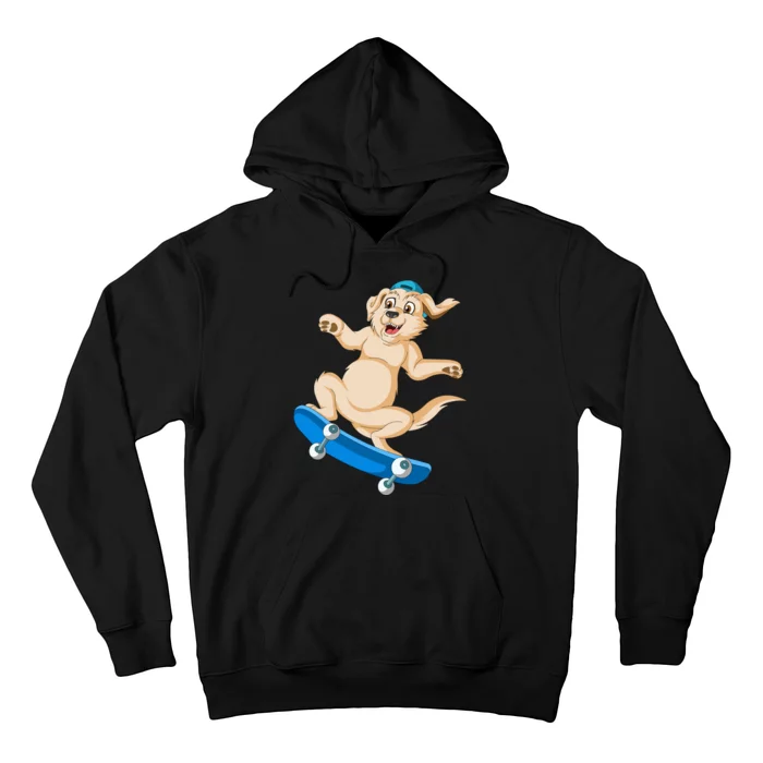 Golden Retriver Skateboarding Hoodie