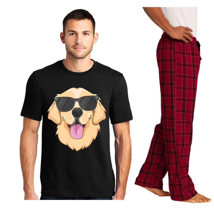 Golden Retriever Sunglasses Pet Pajama Set