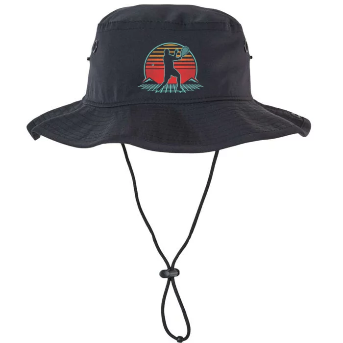 Gifts Retro Sunset Tennis Racquet Ball Coach Tennis Player Legacy Cool Fit Booney Bucket Hat