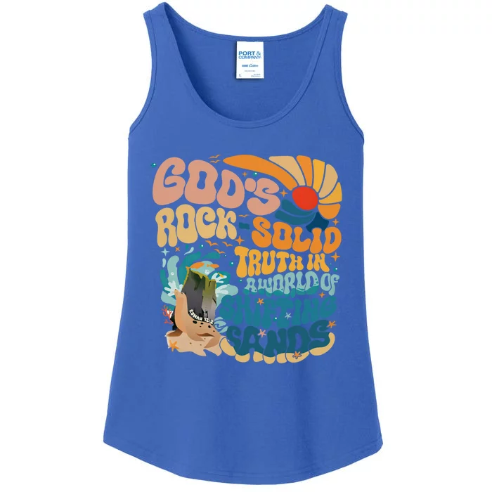 GodS Rock Solid Truth Vacation Bible School Vbs 2024 Gift Ladies Essential Tank