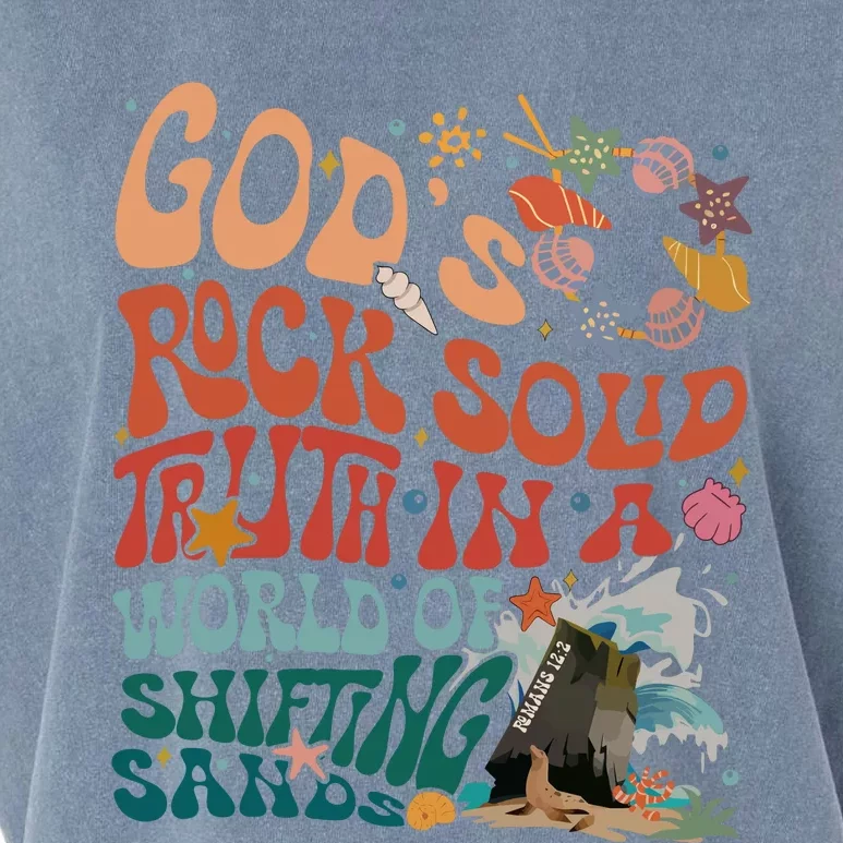 Gods Rock Solid Vacation Bible School Garment-Dyed Women's Muscle Tee