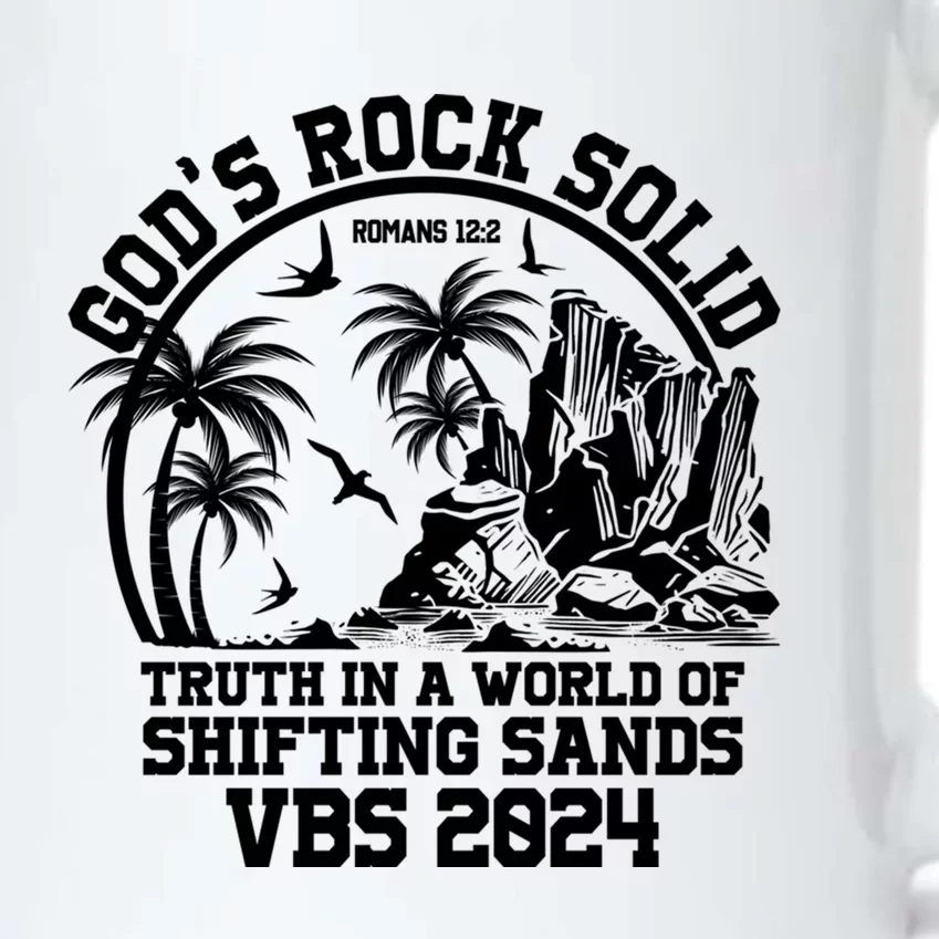 GodS Rock Solid Vacation Bible School Vbs 2024 Summer Camp Cute Gift Black Color Changing Mug