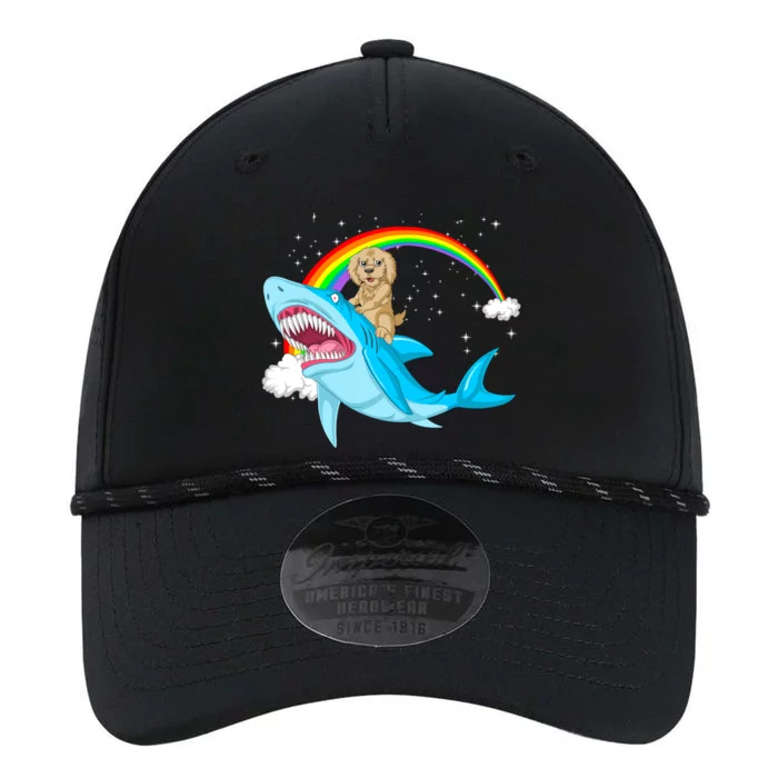 Goldendoodle Riding Shark Performance The Dyno Cap