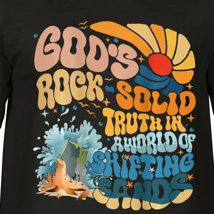 GodS Rock Solid Breaker Rock Beach Vbs 2024 Christian Comfort Colors T-Shirt