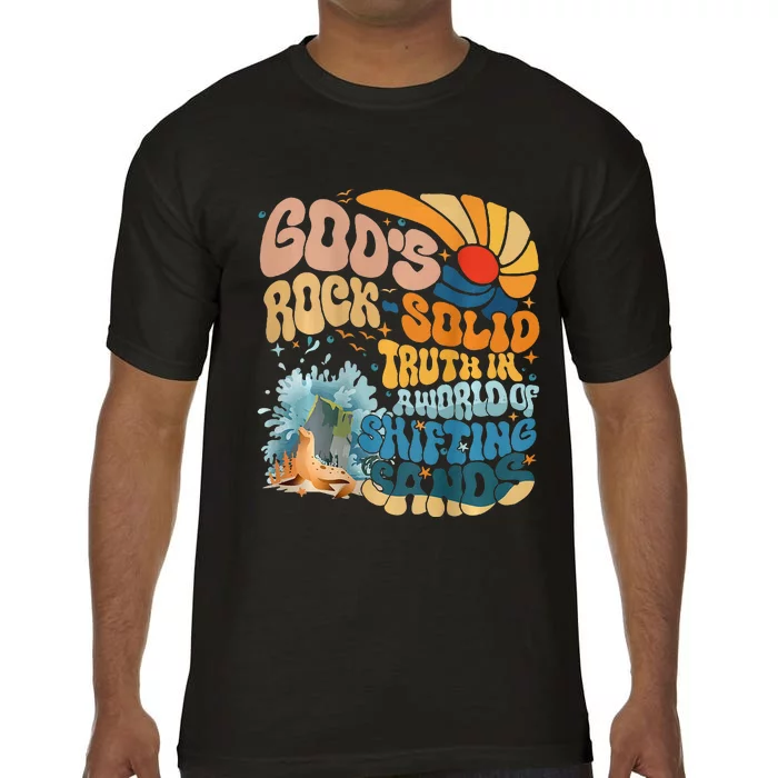 GodS Rock Solid Breaker Rock Beach Vbs 2024 Christian Comfort Colors T-Shirt