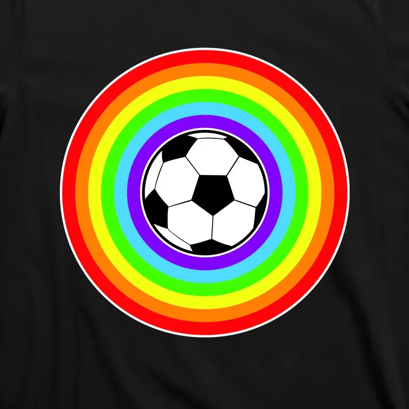 Grant Rainbow Soccer Ball Wahl World Tribute T-Shirt