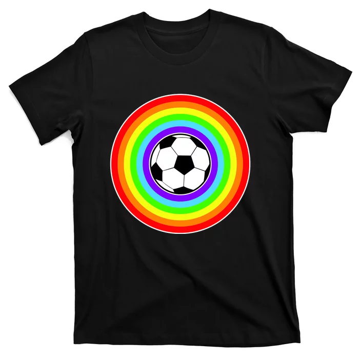 Grant Rainbow Soccer Ball Wahl World Tribute T-Shirt