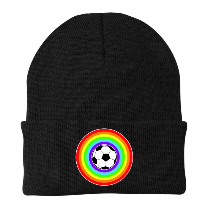 Grant Rainbow Soccer Ball Wahl World Tribute Knit Cap Winter Beanie