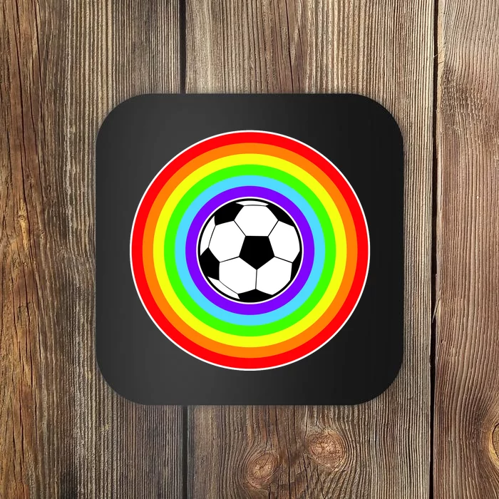 Grant Rainbow Soccer Ball Wahl World Tribute Coaster