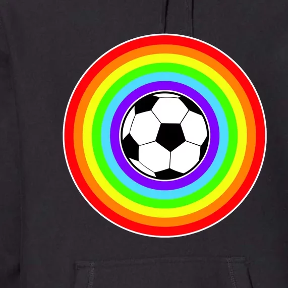 Grant Rainbow Soccer Ball Wahl World Tribute Premium Hoodie