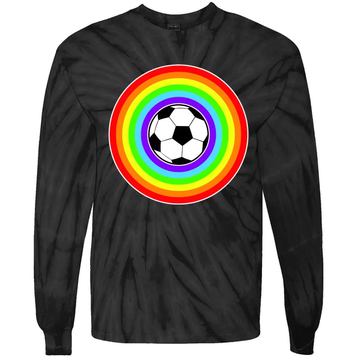 Grant Rainbow Soccer Ball Wahl World Tribute Tie-Dye Long Sleeve Shirt