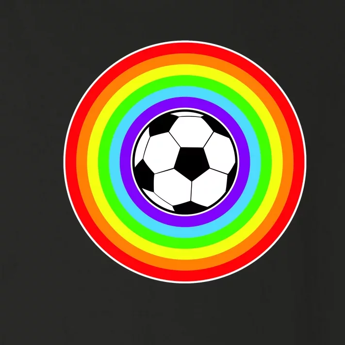 Grant Rainbow Soccer Ball Wahl World Tribute Toddler Long Sleeve Shirt