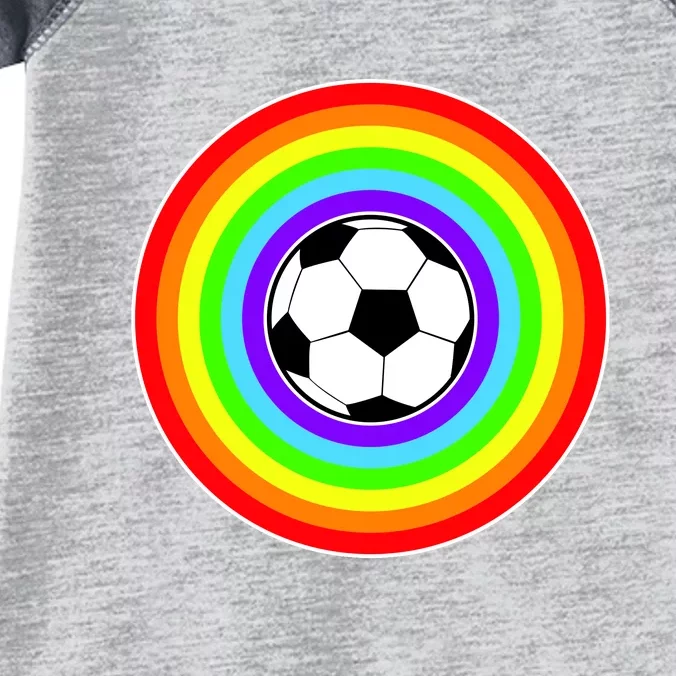 Grant Rainbow Soccer Ball Wahl World Tribute Infant Baby Jersey Bodysuit