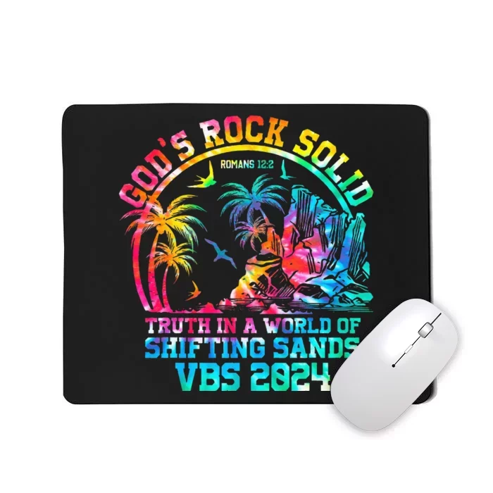 Gods Rock Solid Breaker Rock Beach Vbs 2024 Christian Mousepad