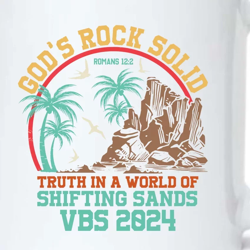 GodS Rock Solid Truth In A World Of Shifting Sands Vacation Black Color Changing Mug