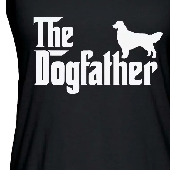 Golden Retriever - The DogFather Father's Day Ladies Essential Flowy Tank