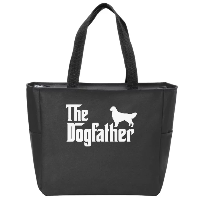 Golden Retriever - The DogFather Father's Day Zip Tote Bag