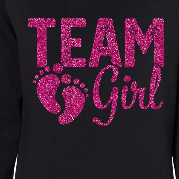 Gender Reveal Team Girl Pink Womens California Wash Sweatshirt