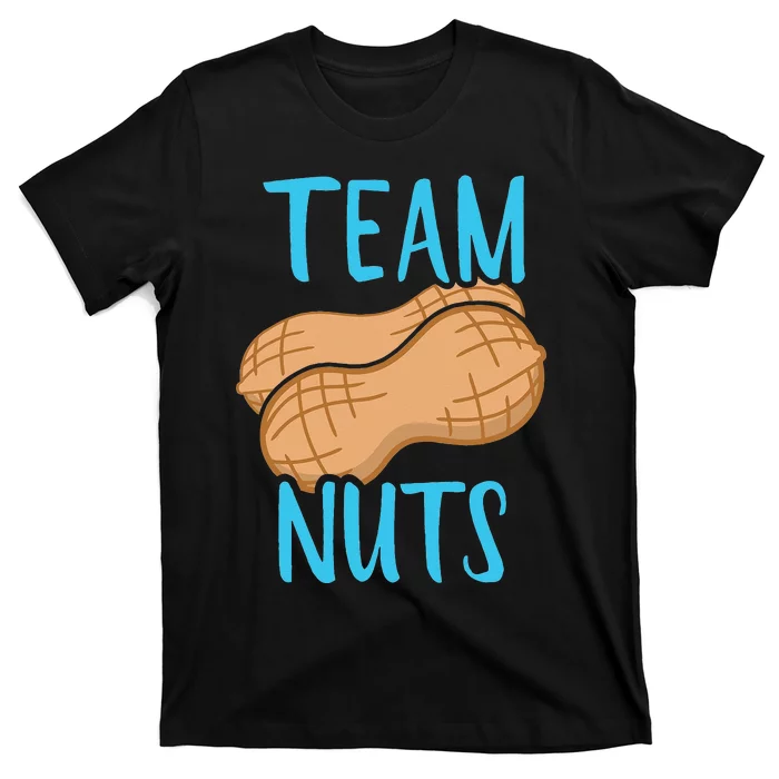 Gender Reveal Team Nuts Boy Matching Family Baby Party T-Shirt