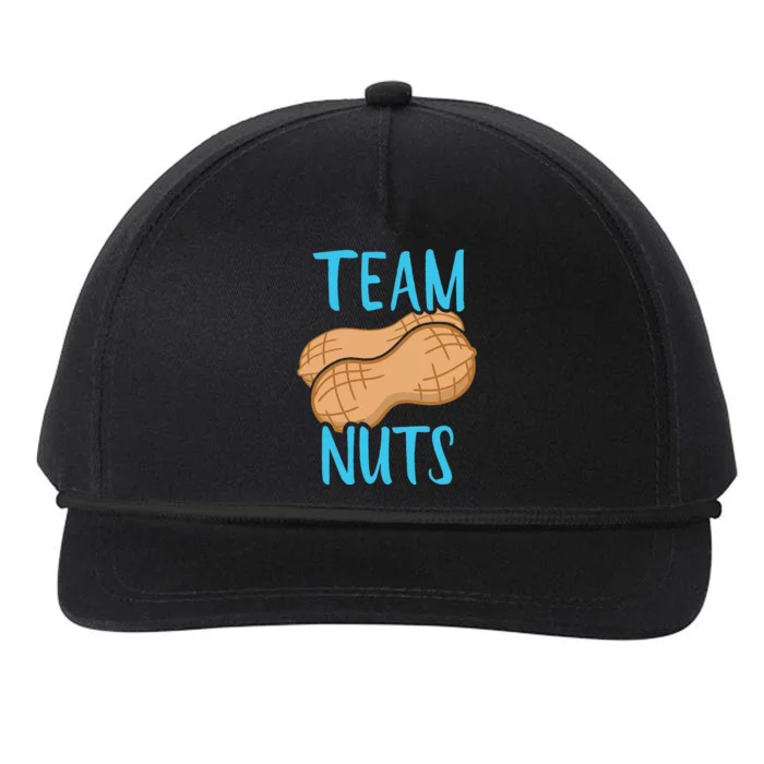 Gender Reveal Team Nuts Boy Matching Family Baby Party Snapback Five-Panel Rope Hat