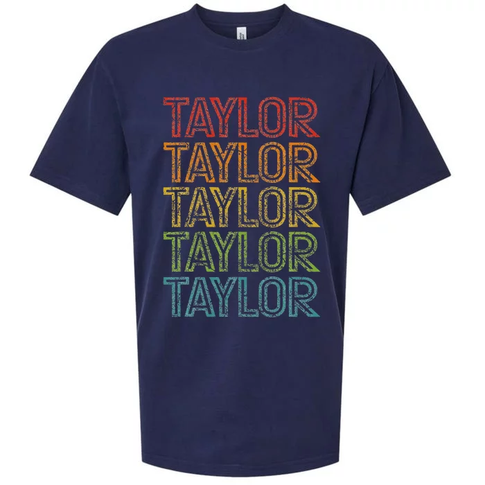 G.irl Retro T.AYLOR First Name Personalized Sueded Cloud Jersey T-Shirt