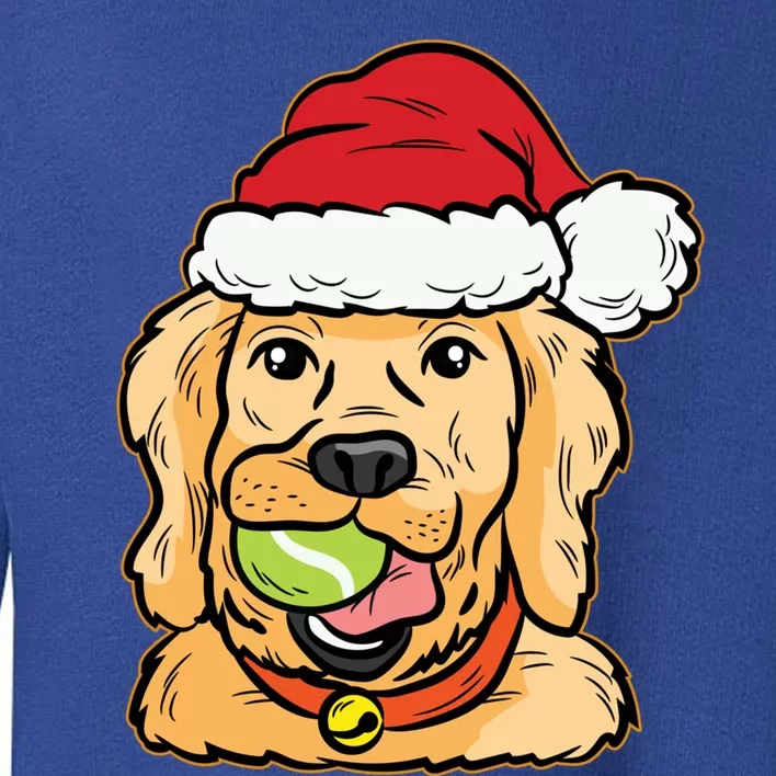 Golden Retriever Tennis Ball Christmas Pajama Dog Puppy Xmas Gift Toddler Sweatshirt