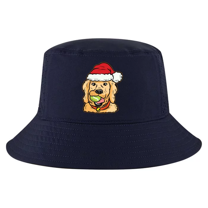 Golden Retriever Tennis Ball Christmas Pajama Dog Puppy Xmas Gift Cool Comfort Performance Bucket Hat