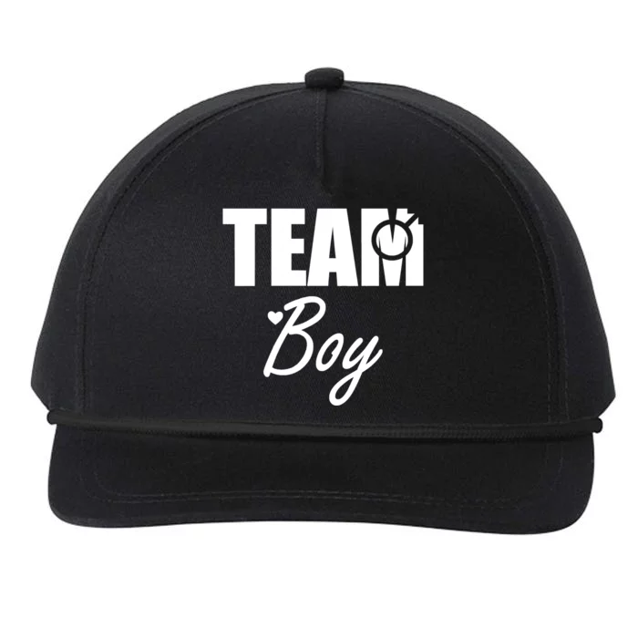 Gender Reveal Team Gender Reveal Baby Shower Snapback Five-Panel Rope Hat