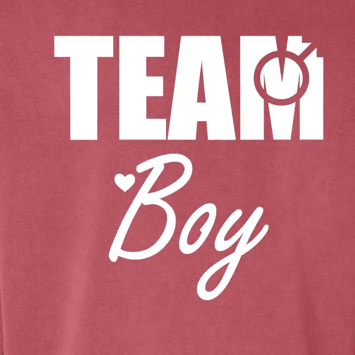 Gender Reveal Team Gender Reveal Baby Shower Garment-Dyed Sweatshirt