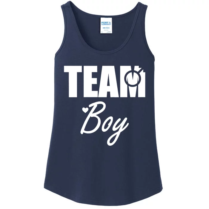 Gender Reveal Team Gender Reveal Baby Shower Ladies Essential Tank