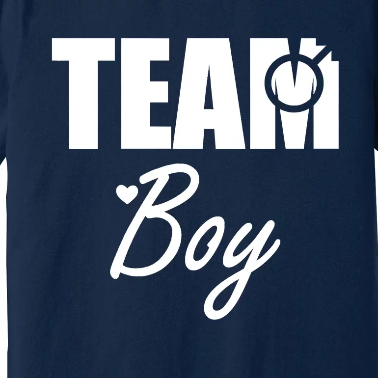 Gender Reveal Team Gender Reveal Baby Shower Premium T-Shirt