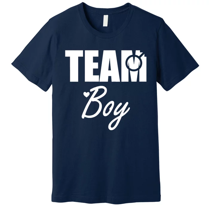 Gender Reveal Team Gender Reveal Baby Shower Premium T-Shirt