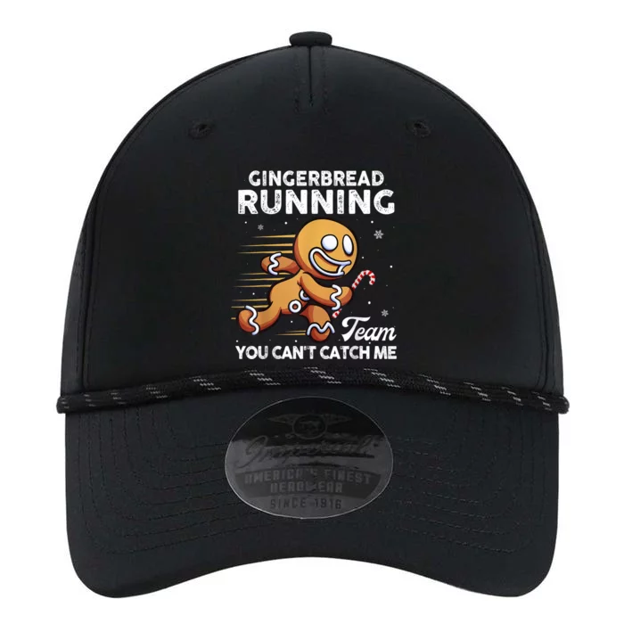 Gingerbread Running Team Christmas Cookie Funny Baking Performance The Dyno Cap