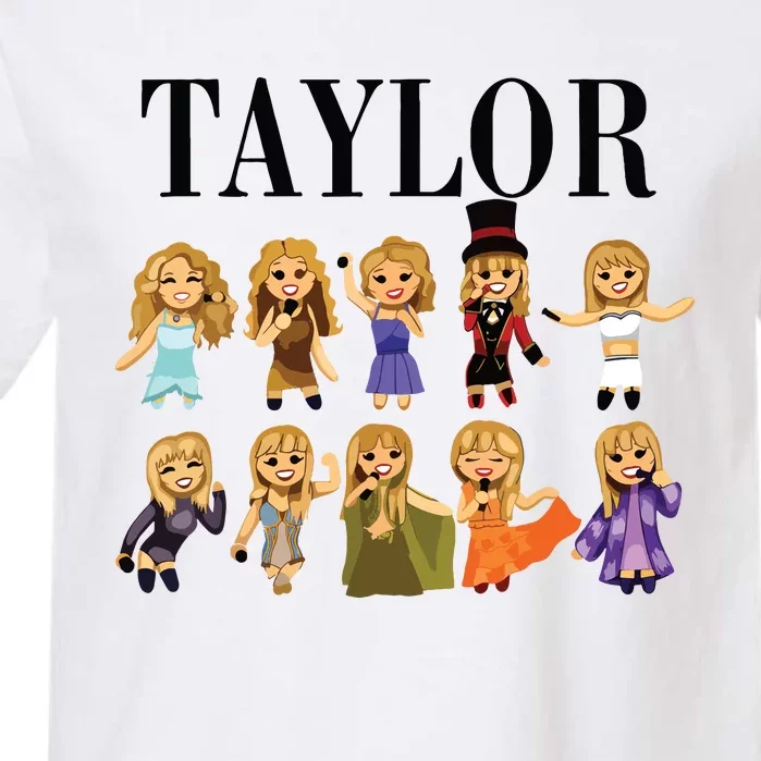 Girl Retro Taylor First Name Personalized Groovy Bday Garment-Dyed Heavyweight T-Shirt