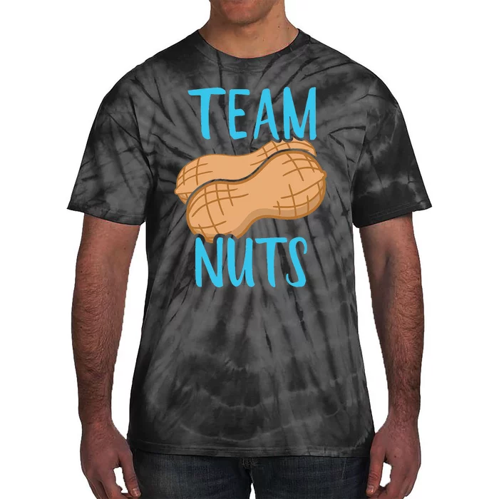 Gender reveal team nuts matching family baby party Tie-Dye T-Shirt